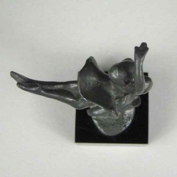 Ballerina Dancer 3.9 Inch Signed Numbered Pewter Figurine Sculpture Ballet Dance - Picture 5 of 12
